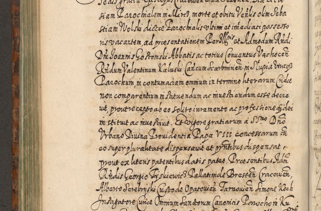 Zdjęcie nr 545 dla obiektu archiwalnego: Acta actorum, causarum spiritualium, civilium, criminalium, obligationum, quietationum, inscpritionum, cessionum, decimarum, testamentorum R. D. Martini Szyszkowski, episcopi Cracoviensis, ducis Severiensis in annis 1624 - 1626. Tomus tertius.