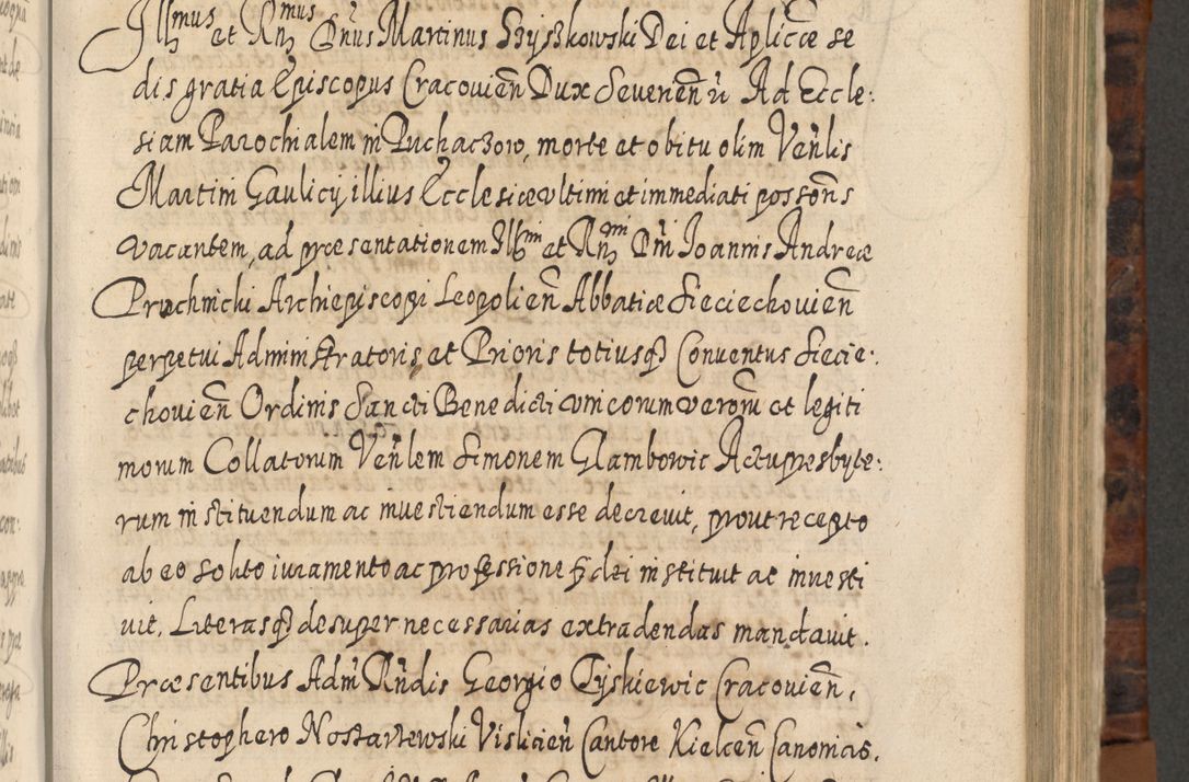 Zdjęcie nr 534 dla obiektu archiwalnego: Acta actorum, causarum spiritualium, civilium, criminalium, obligationum, quietationum, inscpritionum, cessionum, decimarum, testamentorum R. D. Martini Szyszkowski, episcopi Cracoviensis, ducis Severiensis in annis 1624 - 1626. Tomus tertius.