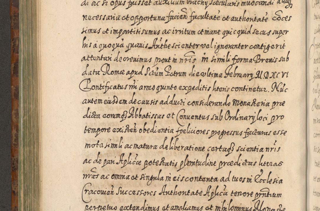 Zdjęcie nr 531 dla obiektu archiwalnego: Acta actorum, causarum spiritualium, civilium, criminalium, obligationum, quietationum, inscpritionum, cessionum, decimarum, testamentorum R. D. Martini Szyszkowski, episcopi Cracoviensis, ducis Severiensis in annis 1624 - 1626. Tomus tertius.