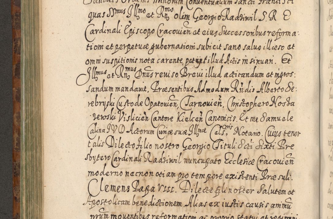 Zdjęcie nr 529 dla obiektu archiwalnego: Acta actorum, causarum spiritualium, civilium, criminalium, obligationum, quietationum, inscpritionum, cessionum, decimarum, testamentorum R. D. Martini Szyszkowski, episcopi Cracoviensis, ducis Severiensis in annis 1624 - 1626. Tomus tertius.