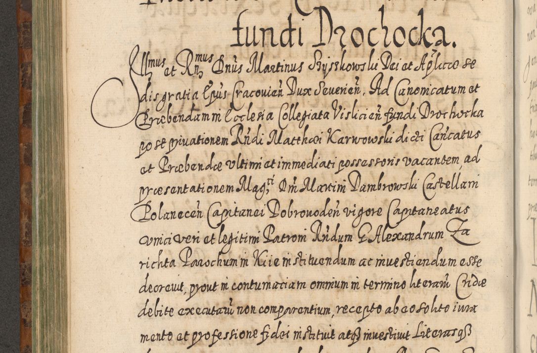 Zdjęcie nr 527 dla obiektu archiwalnego: Acta actorum, causarum spiritualium, civilium, criminalium, obligationum, quietationum, inscpritionum, cessionum, decimarum, testamentorum R. D. Martini Szyszkowski, episcopi Cracoviensis, ducis Severiensis in annis 1624 - 1626. Tomus tertius.