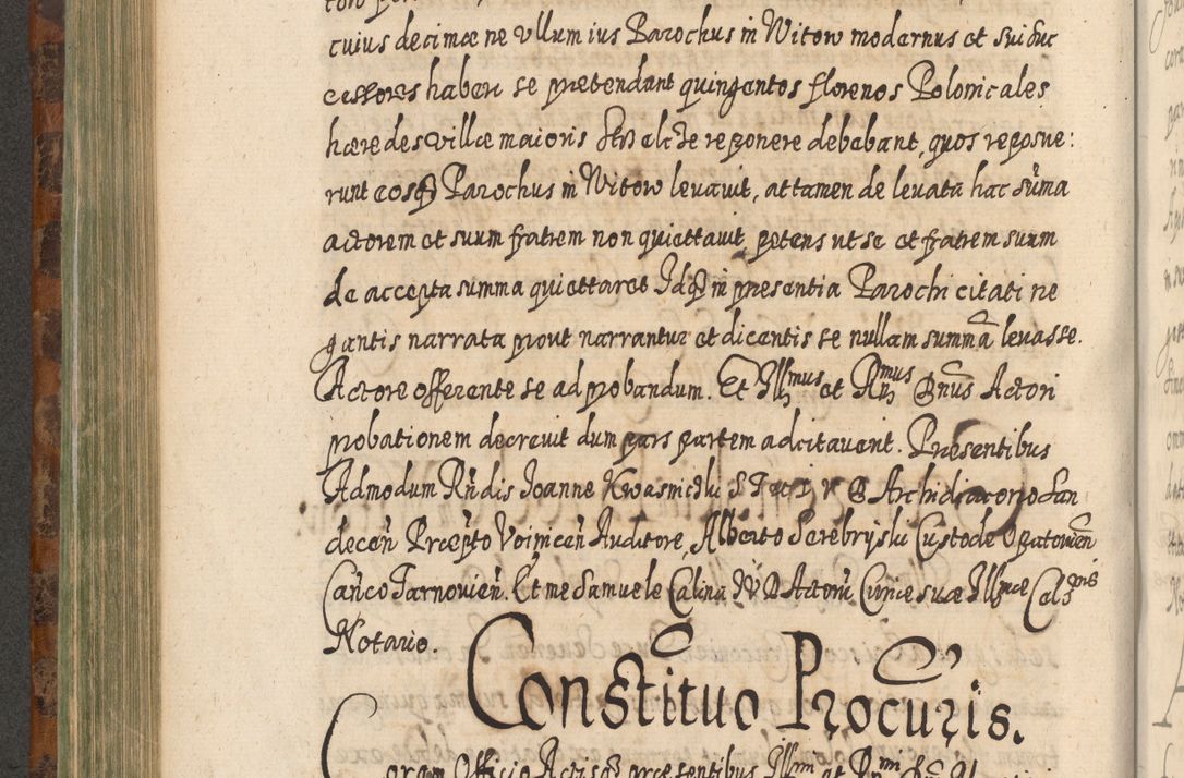 Zdjęcie nr 523 dla obiektu archiwalnego: Acta actorum, causarum spiritualium, civilium, criminalium, obligationum, quietationum, inscpritionum, cessionum, decimarum, testamentorum R. D. Martini Szyszkowski, episcopi Cracoviensis, ducis Severiensis in annis 1624 - 1626. Tomus tertius.