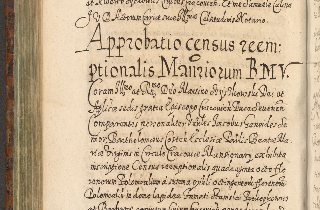 Zdjęcie nr 513 dla obiektu archiwalnego: Acta actorum, causarum spiritualium, civilium, criminalium, obligationum, quietationum, inscpritionum, cessionum, decimarum, testamentorum R. D. Martini Szyszkowski, episcopi Cracoviensis, ducis Severiensis in annis 1624 - 1626. Tomus tertius.