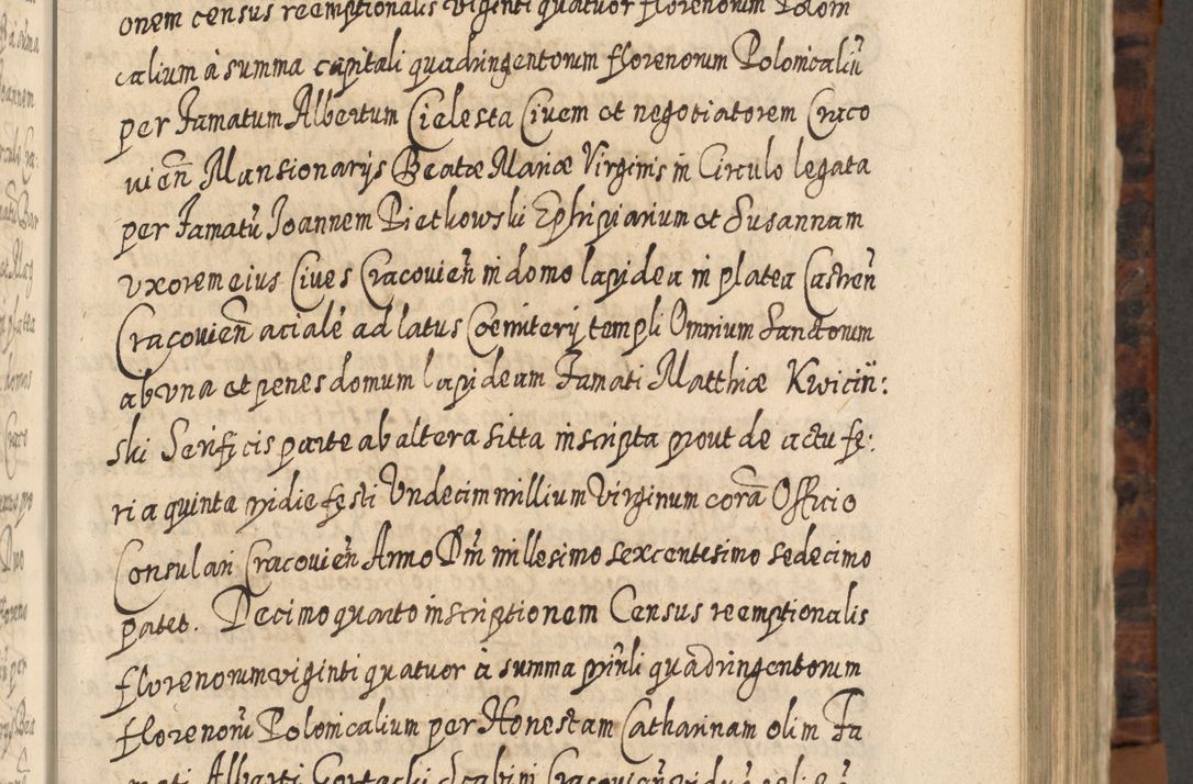 Zdjęcie nr 508 dla obiektu archiwalnego: Acta actorum, causarum spiritualium, civilium, criminalium, obligationum, quietationum, inscpritionum, cessionum, decimarum, testamentorum R. D. Martini Szyszkowski, episcopi Cracoviensis, ducis Severiensis in annis 1624 - 1626. Tomus tertius.