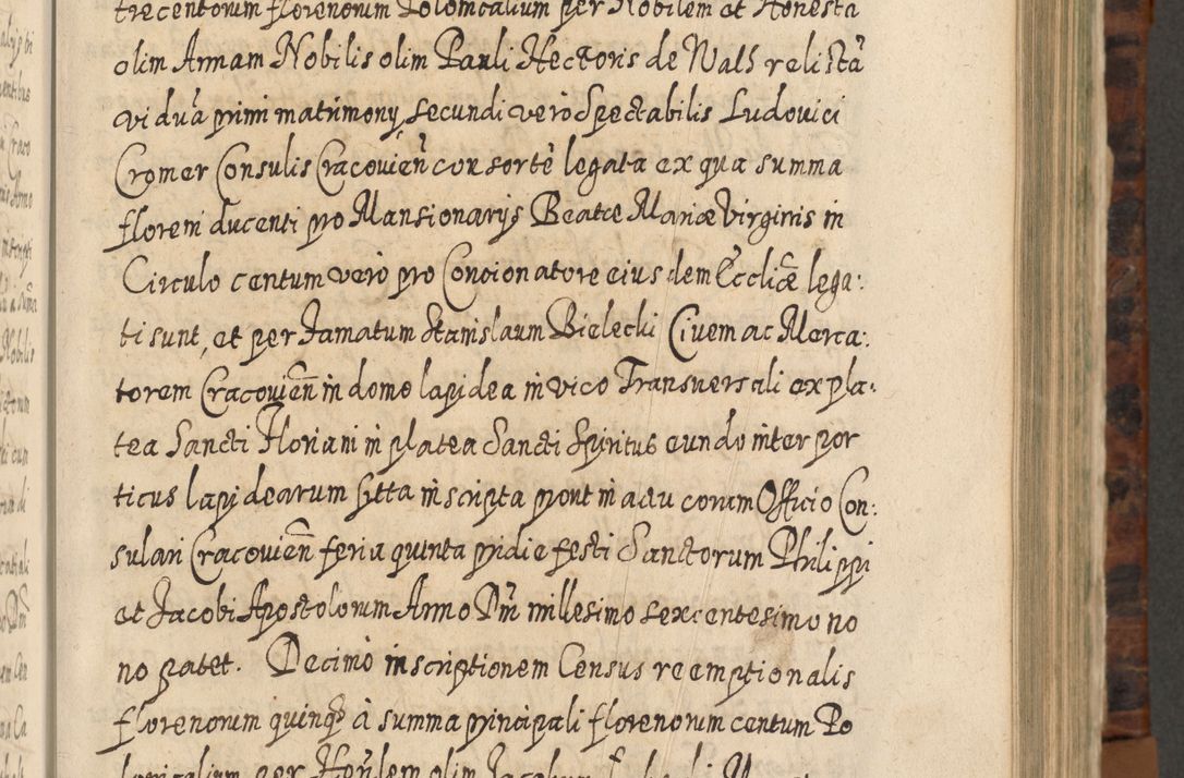 Zdjęcie nr 506 dla obiektu archiwalnego: Acta actorum, causarum spiritualium, civilium, criminalium, obligationum, quietationum, inscpritionum, cessionum, decimarum, testamentorum R. D. Martini Szyszkowski, episcopi Cracoviensis, ducis Severiensis in annis 1624 - 1626. Tomus tertius.
