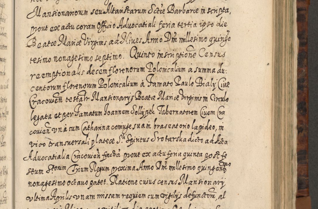 Zdjęcie nr 504 dla obiektu archiwalnego: Acta actorum, causarum spiritualium, civilium, criminalium, obligationum, quietationum, inscpritionum, cessionum, decimarum, testamentorum R. D. Martini Szyszkowski, episcopi Cracoviensis, ducis Severiensis in annis 1624 - 1626. Tomus tertius.