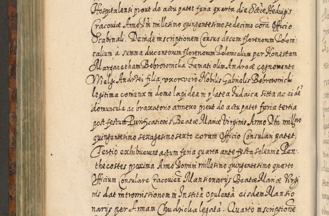 Zdjęcie nr 503 dla obiektu archiwalnego: Acta actorum, causarum spiritualium, civilium, criminalium, obligationum, quietationum, inscpritionum, cessionum, decimarum, testamentorum R. D. Martini Szyszkowski, episcopi Cracoviensis, ducis Severiensis in annis 1624 - 1626. Tomus tertius.