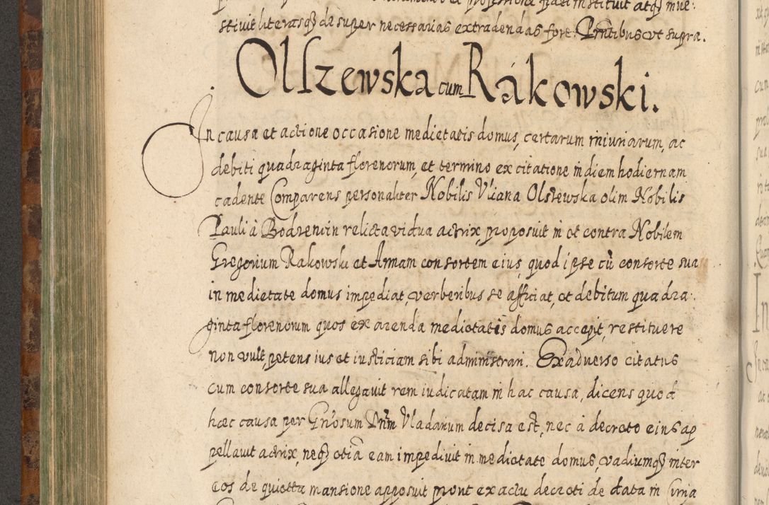 Zdjęcie nr 497 dla obiektu archiwalnego: Acta actorum, causarum spiritualium, civilium, criminalium, obligationum, quietationum, inscpritionum, cessionum, decimarum, testamentorum R. D. Martini Szyszkowski, episcopi Cracoviensis, ducis Severiensis in annis 1624 - 1626. Tomus tertius.