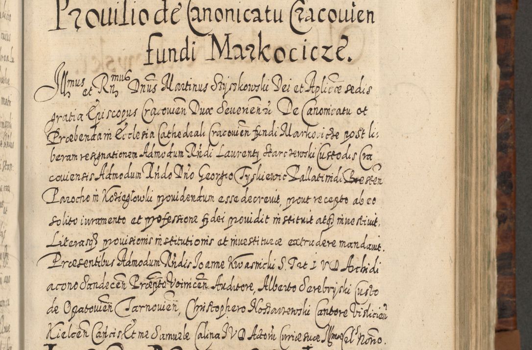 Zdjęcie nr 496 dla obiektu archiwalnego: Acta actorum, causarum spiritualium, civilium, criminalium, obligationum, quietationum, inscpritionum, cessionum, decimarum, testamentorum R. D. Martini Szyszkowski, episcopi Cracoviensis, ducis Severiensis in annis 1624 - 1626. Tomus tertius.