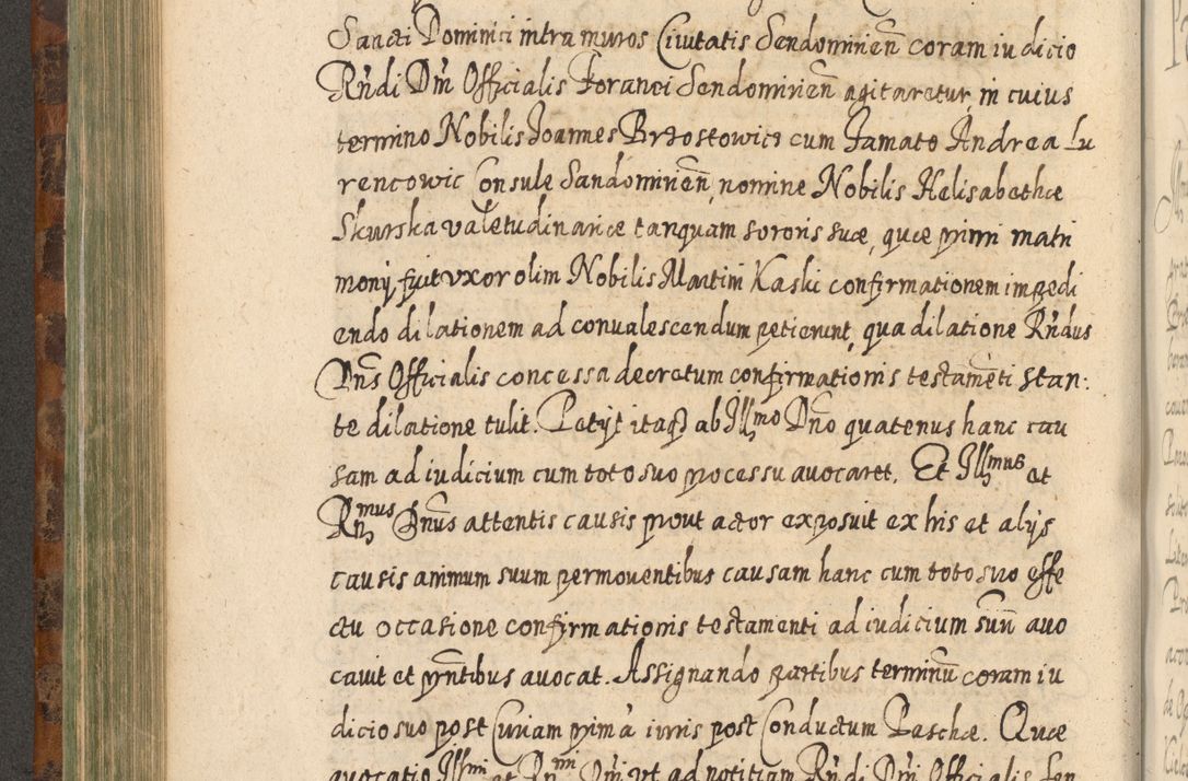 Zdjęcie nr 495 dla obiektu archiwalnego: Acta actorum, causarum spiritualium, civilium, criminalium, obligationum, quietationum, inscpritionum, cessionum, decimarum, testamentorum R. D. Martini Szyszkowski, episcopi Cracoviensis, ducis Severiensis in annis 1624 - 1626. Tomus tertius.