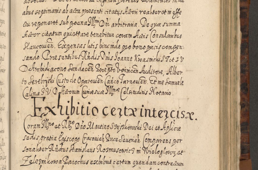 Zdjęcie nr 478 dla obiektu archiwalnego: Acta actorum, causarum spiritualium, civilium, criminalium, obligationum, quietationum, inscpritionum, cessionum, decimarum, testamentorum R. D. Martini Szyszkowski, episcopi Cracoviensis, ducis Severiensis in annis 1624 - 1626. Tomus tertius.