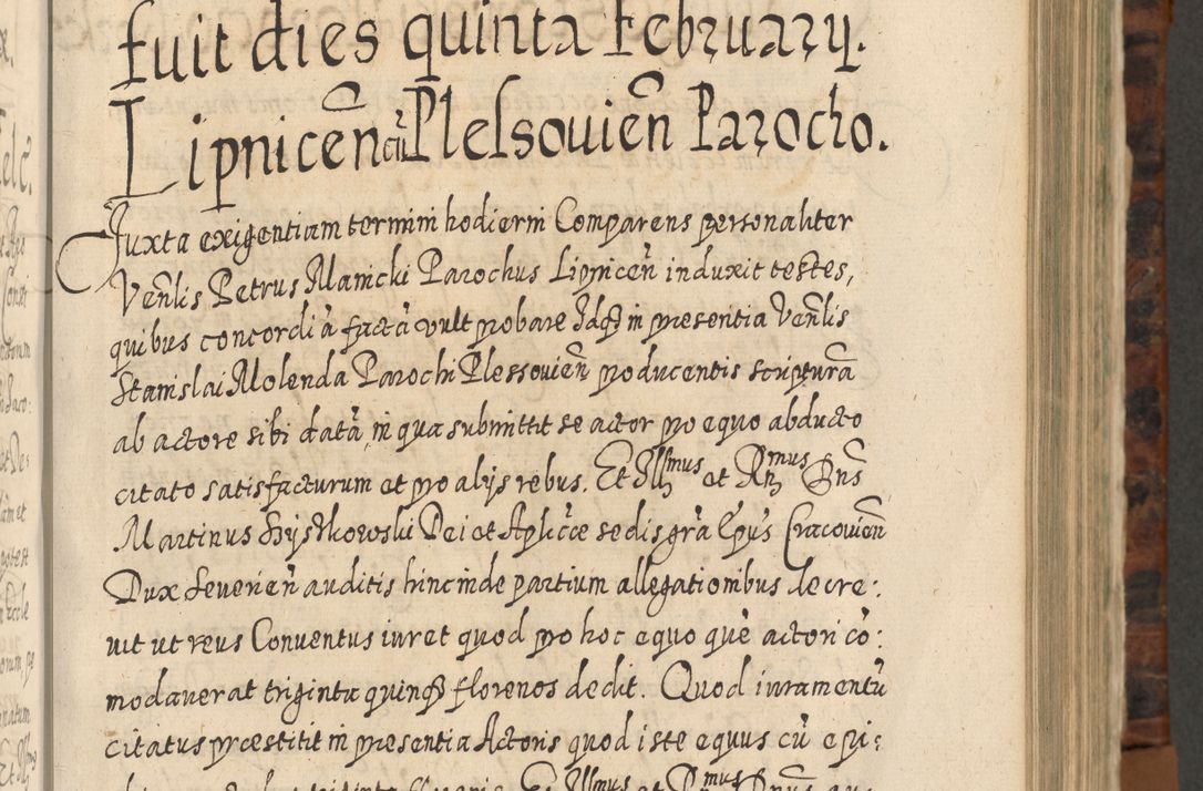 Zdjęcie nr 488 dla obiektu archiwalnego: Acta actorum, causarum spiritualium, civilium, criminalium, obligationum, quietationum, inscpritionum, cessionum, decimarum, testamentorum R. D. Martini Szyszkowski, episcopi Cracoviensis, ducis Severiensis in annis 1624 - 1626. Tomus tertius.