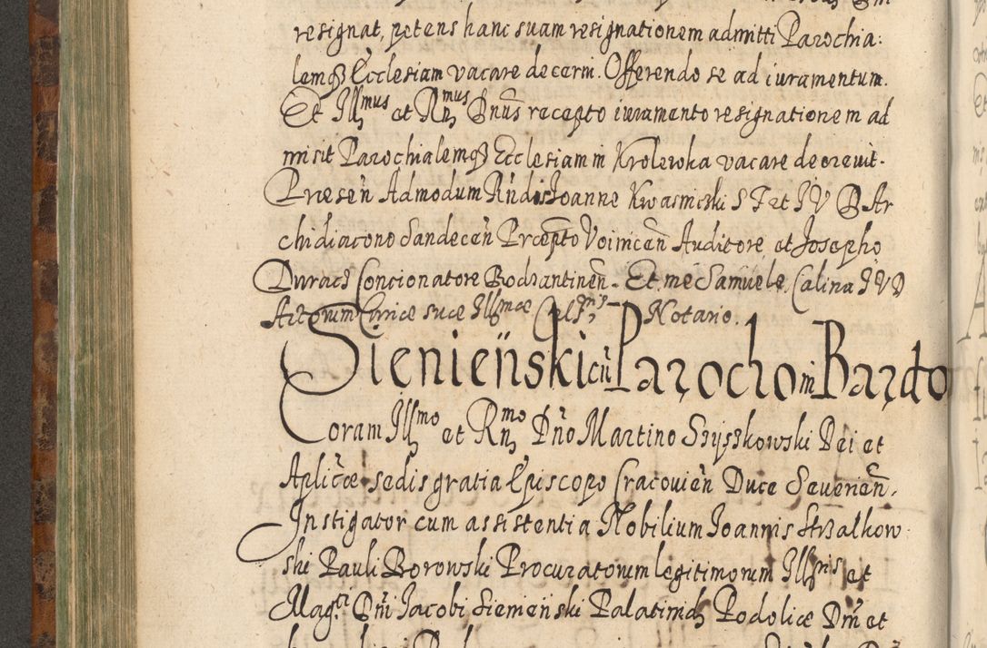 Zdjęcie nr 467 dla obiektu archiwalnego: Acta actorum, causarum spiritualium, civilium, criminalium, obligationum, quietationum, inscpritionum, cessionum, decimarum, testamentorum R. D. Martini Szyszkowski, episcopi Cracoviensis, ducis Severiensis in annis 1624 - 1626. Tomus tertius.
