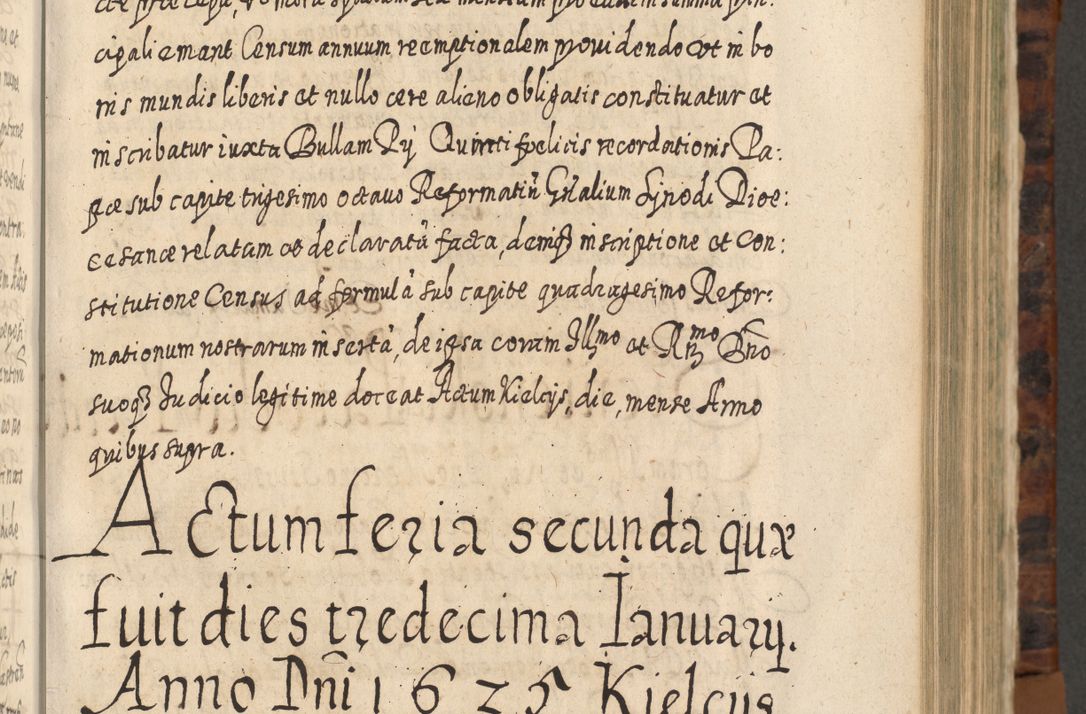 Zdjęcie nr 466 dla obiektu archiwalnego: Acta actorum, causarum spiritualium, civilium, criminalium, obligationum, quietationum, inscpritionum, cessionum, decimarum, testamentorum R. D. Martini Szyszkowski, episcopi Cracoviensis, ducis Severiensis in annis 1624 - 1626. Tomus tertius.