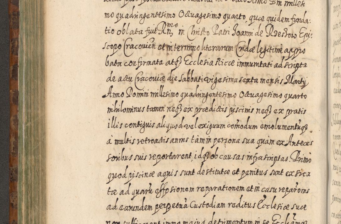 Zdjęcie nr 455 dla obiektu archiwalnego: Acta actorum, causarum spiritualium, civilium, criminalium, obligationum, quietationum, inscpritionum, cessionum, decimarum, testamentorum R. D. Martini Szyszkowski, episcopi Cracoviensis, ducis Severiensis in annis 1624 - 1626. Tomus tertius.