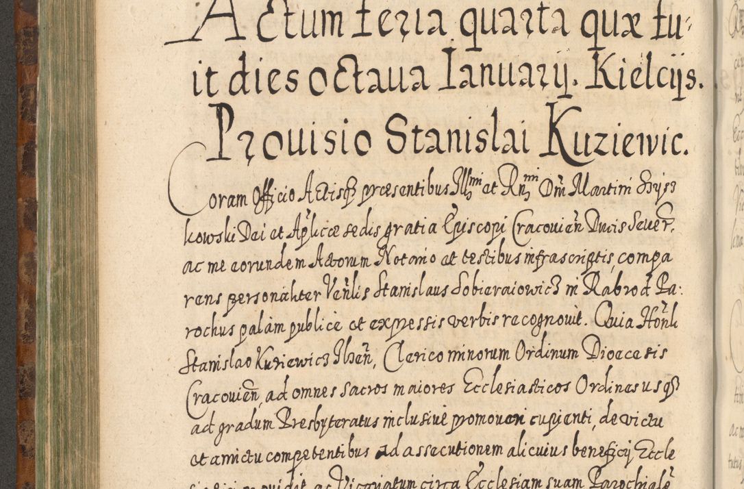 Zdjęcie nr 451 dla obiektu archiwalnego: Acta actorum, causarum spiritualium, civilium, criminalium, obligationum, quietationum, inscpritionum, cessionum, decimarum, testamentorum R. D. Martini Szyszkowski, episcopi Cracoviensis, ducis Severiensis in annis 1624 - 1626. Tomus tertius.