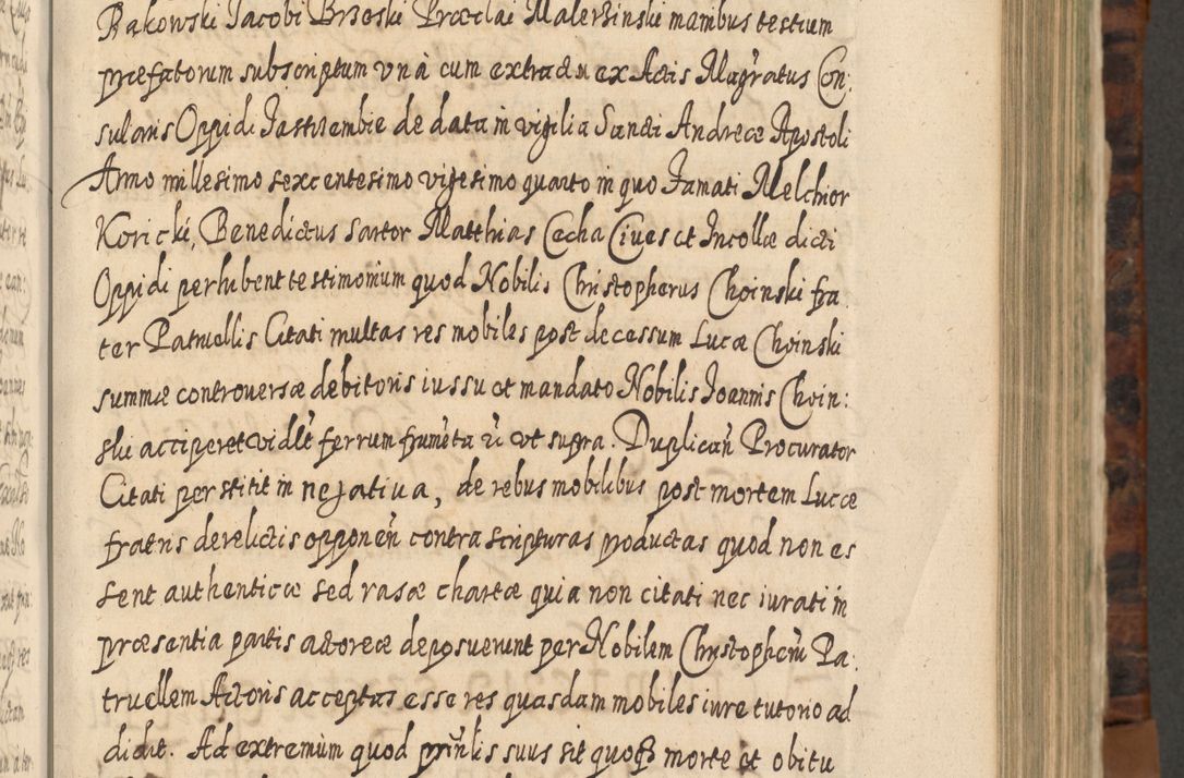 Zdjęcie nr 440 dla obiektu archiwalnego: Acta actorum, causarum spiritualium, civilium, criminalium, obligationum, quietationum, inscpritionum, cessionum, decimarum, testamentorum R. D. Martini Szyszkowski, episcopi Cracoviensis, ducis Severiensis in annis 1624 - 1626. Tomus tertius.