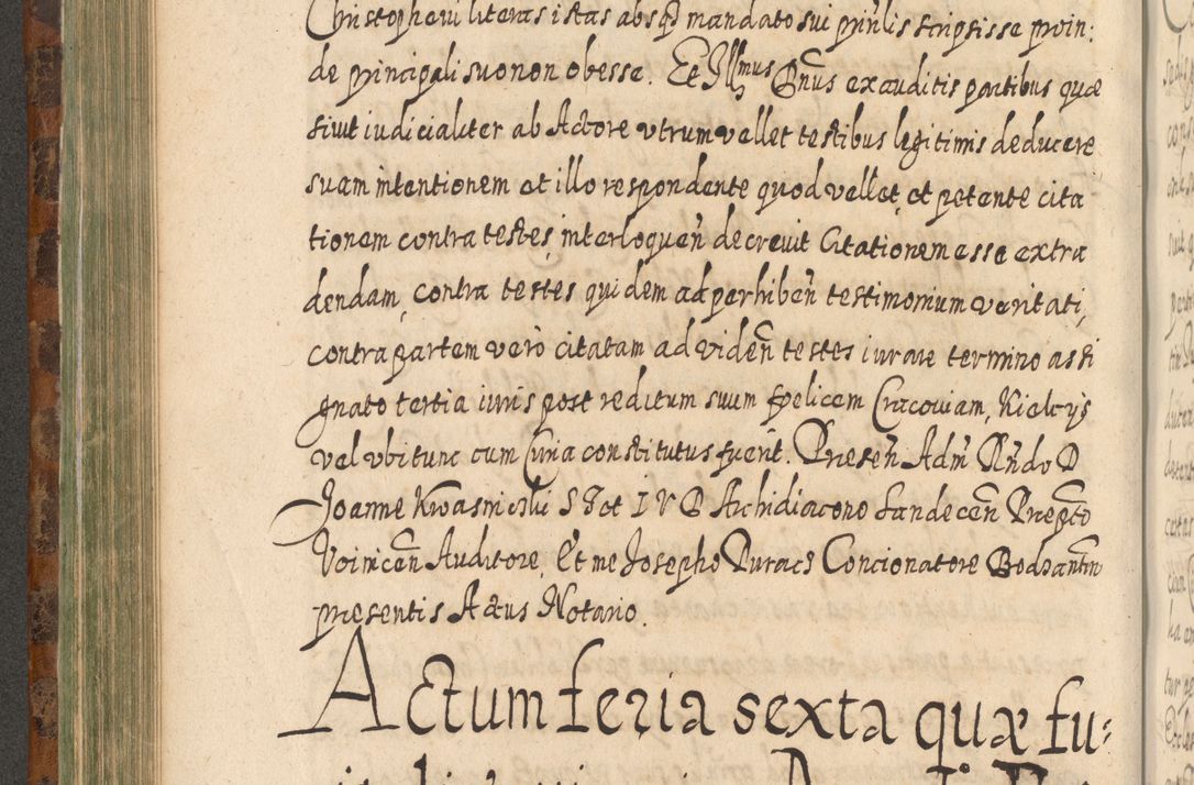 Zdjęcie nr 441 dla obiektu archiwalnego: Acta actorum, causarum spiritualium, civilium, criminalium, obligationum, quietationum, inscpritionum, cessionum, decimarum, testamentorum R. D. Martini Szyszkowski, episcopi Cracoviensis, ducis Severiensis in annis 1624 - 1626. Tomus tertius.