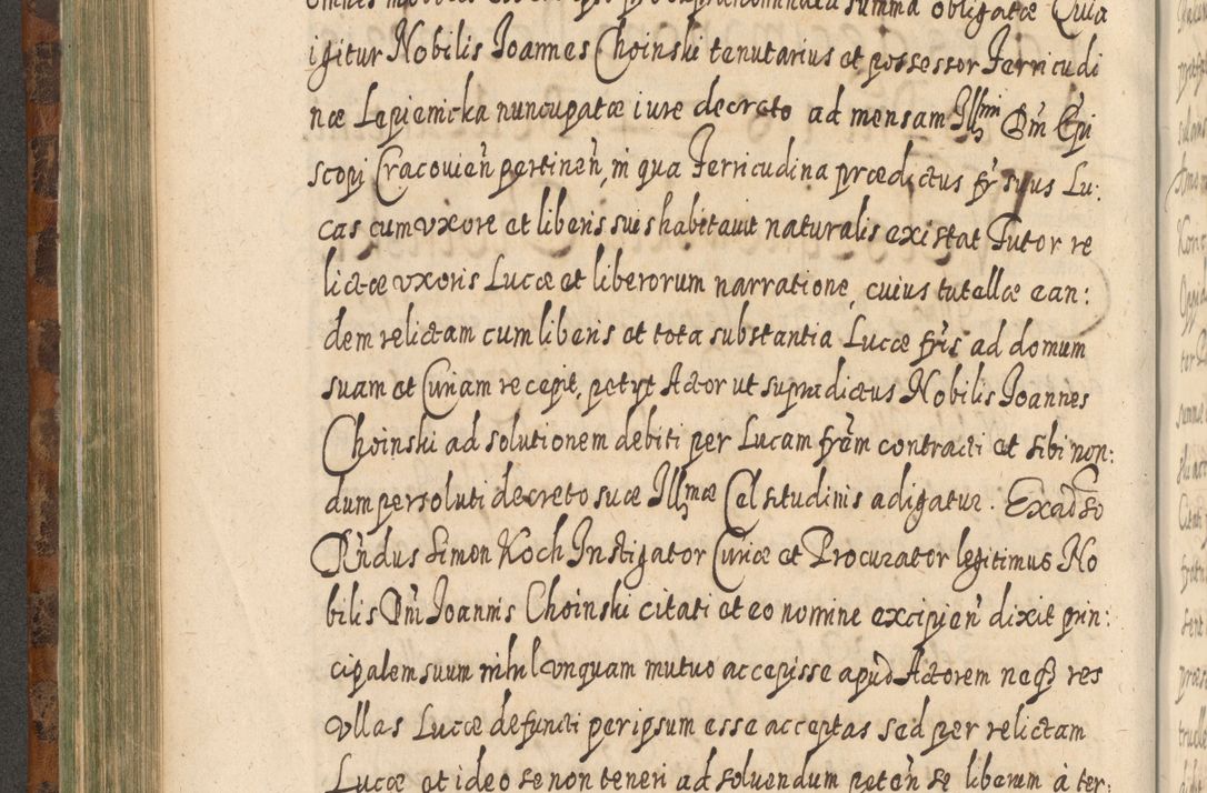 Zdjęcie nr 439 dla obiektu archiwalnego: Acta actorum, causarum spiritualium, civilium, criminalium, obligationum, quietationum, inscpritionum, cessionum, decimarum, testamentorum R. D. Martini Szyszkowski, episcopi Cracoviensis, ducis Severiensis in annis 1624 - 1626. Tomus tertius.