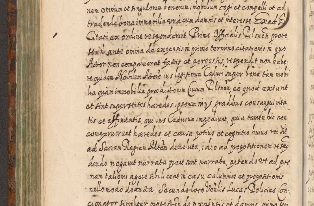 Zdjęcie nr 427 dla obiektu archiwalnego: Acta actorum, causarum spiritualium, civilium, criminalium, obligationum, quietationum, inscpritionum, cessionum, decimarum, testamentorum R. D. Martini Szyszkowski, episcopi Cracoviensis, ducis Severiensis in annis 1624 - 1626. Tomus tertius.