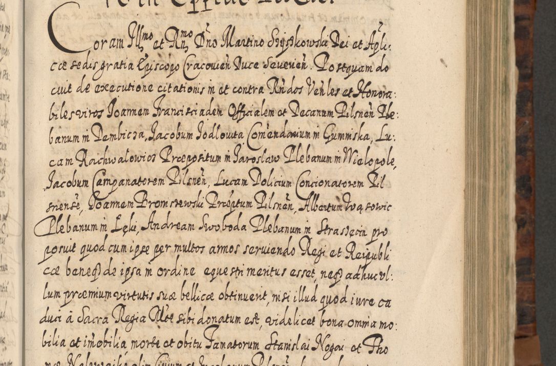 Zdjęcie nr 426 dla obiektu archiwalnego: Acta actorum, causarum spiritualium, civilium, criminalium, obligationum, quietationum, inscpritionum, cessionum, decimarum, testamentorum R. D. Martini Szyszkowski, episcopi Cracoviensis, ducis Severiensis in annis 1624 - 1626. Tomus tertius.