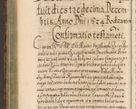 Zdjęcie nr 423 dla obiektu archiwalnego: Acta actorum, causarum spiritualium, civilium, criminalium, obligationum, quietationum, inscpritionum, cessionum, decimarum, testamentorum R. D. Martini Szyszkowski, episcopi Cracoviensis, ducis Severiensis in annis 1624 - 1626. Tomus tertius.