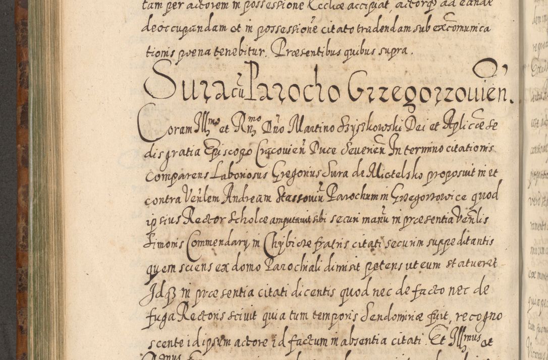 Zdjęcie nr 609 dla obiektu archiwalnego: Acta actorum, causarum spiritualium, civilium, criminalium, obligationum, quietationum, inscpritionum, cessionum, decimarum, testamentorum R. D. Martini Szyszkowski, episcopi Cracoviensis, ducis Severiensis in annis 1624 - 1626. Tomus tertius.