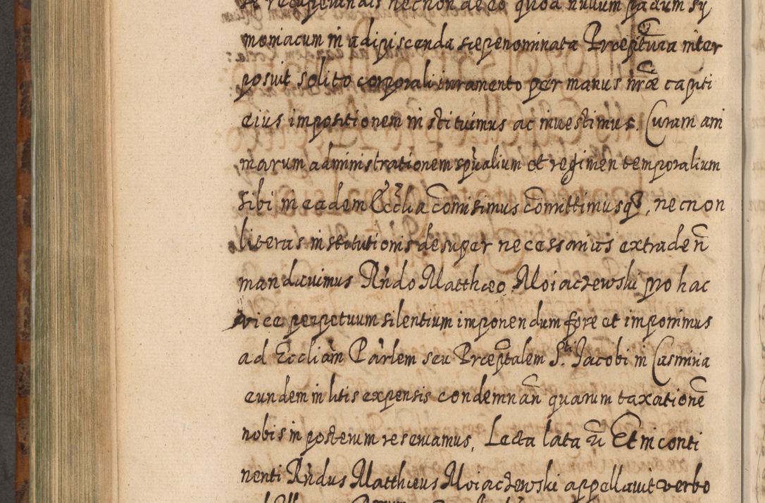 Zdjęcie nr 807 dla obiektu archiwalnego: Acta actorum, causarum spiritualium, civilium, criminalium, obligationum, quietationum, inscpritionum, cessionum, decimarum, testamentorum R. D. Martini Szyszkowski, episcopi Cracoviensis, ducis Severiensis in annis 1624 - 1626. Tomus tertius.