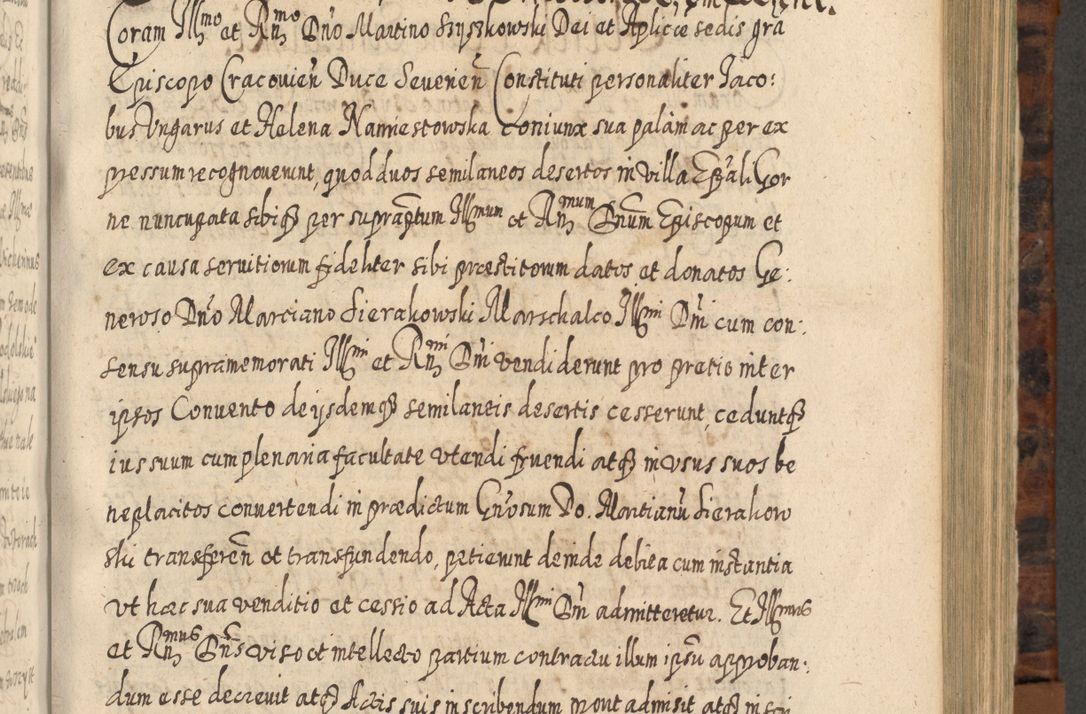 Zdjęcie nr 612 dla obiektu archiwalnego: Acta actorum, causarum spiritualium, civilium, criminalium, obligationum, quietationum, inscpritionum, cessionum, decimarum, testamentorum R. D. Martini Szyszkowski, episcopi Cracoviensis, ducis Severiensis in annis 1624 - 1626. Tomus tertius.