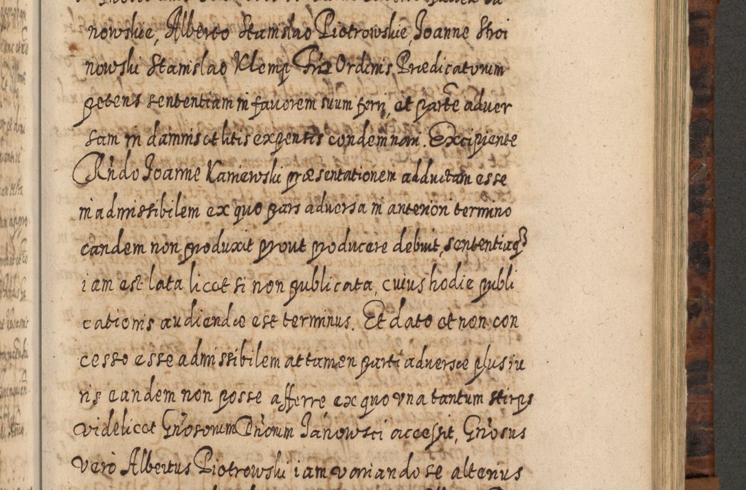 Zdjęcie nr 804 dla obiektu archiwalnego: Acta actorum, causarum spiritualium, civilium, criminalium, obligationum, quietationum, inscpritionum, cessionum, decimarum, testamentorum R. D. Martini Szyszkowski, episcopi Cracoviensis, ducis Severiensis in annis 1624 - 1626. Tomus tertius.