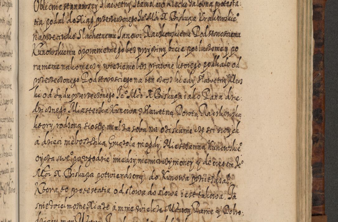 Zdjęcie nr 796 dla obiektu archiwalnego: Acta actorum, causarum spiritualium, civilium, criminalium, obligationum, quietationum, inscpritionum, cessionum, decimarum, testamentorum R. D. Martini Szyszkowski, episcopi Cracoviensis, ducis Severiensis in annis 1624 - 1626. Tomus tertius.
