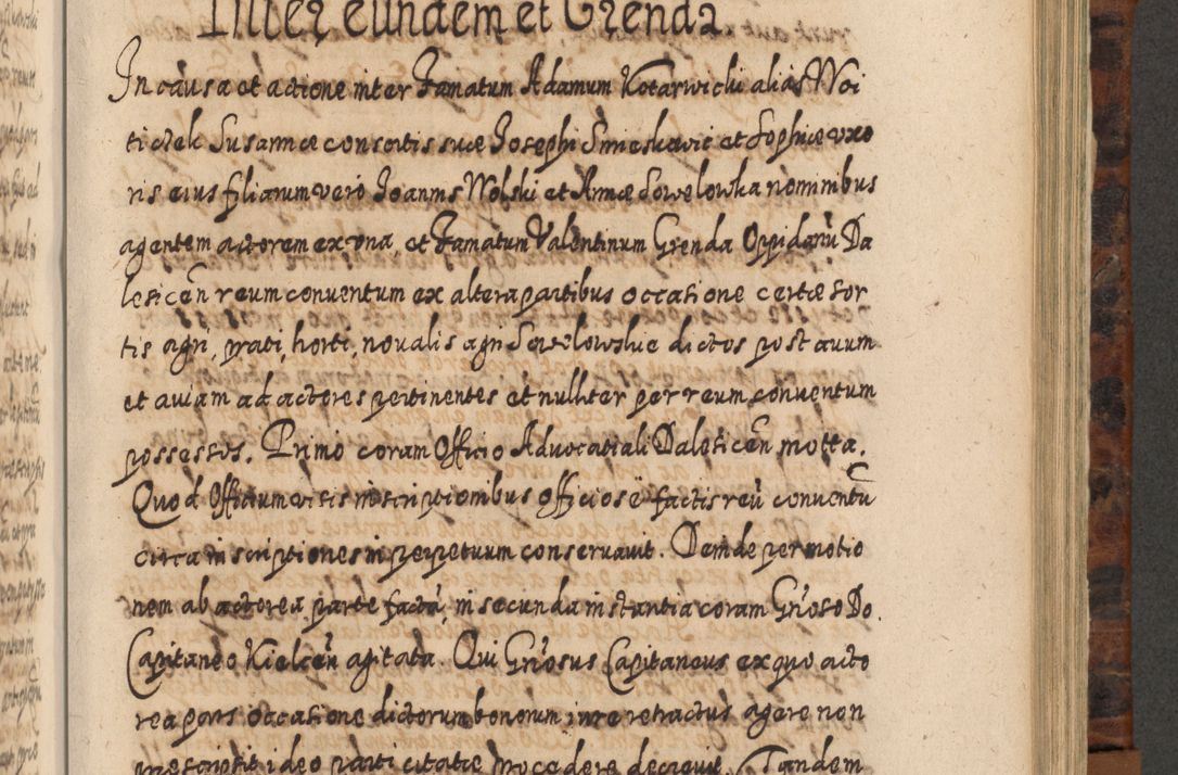 Zdjęcie nr 790 dla obiektu archiwalnego: Acta actorum, causarum spiritualium, civilium, criminalium, obligationum, quietationum, inscpritionum, cessionum, decimarum, testamentorum R. D. Martini Szyszkowski, episcopi Cracoviensis, ducis Severiensis in annis 1624 - 1626. Tomus tertius.