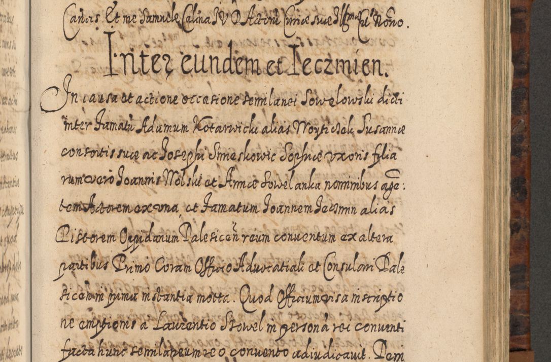 Zdjęcie nr 786 dla obiektu archiwalnego: Acta actorum, causarum spiritualium, civilium, criminalium, obligationum, quietationum, inscpritionum, cessionum, decimarum, testamentorum R. D. Martini Szyszkowski, episcopi Cracoviensis, ducis Severiensis in annis 1624 - 1626. Tomus tertius.
