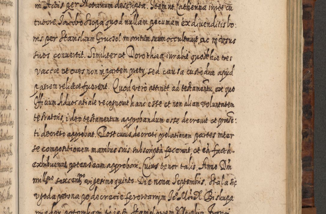 Zdjęcie nr 782 dla obiektu archiwalnego: Acta actorum, causarum spiritualium, civilium, criminalium, obligationum, quietationum, inscpritionum, cessionum, decimarum, testamentorum R. D. Martini Szyszkowski, episcopi Cracoviensis, ducis Severiensis in annis 1624 - 1626. Tomus tertius.
