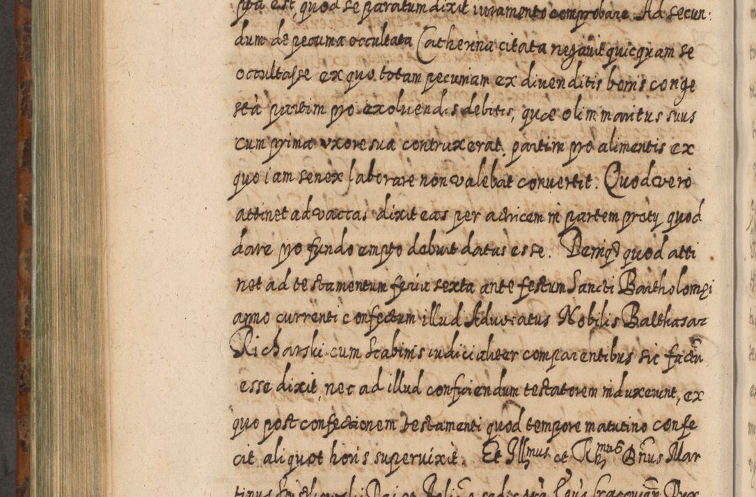 Zdjęcie nr 781 dla obiektu archiwalnego: Acta actorum, causarum spiritualium, civilium, criminalium, obligationum, quietationum, inscpritionum, cessionum, decimarum, testamentorum R. D. Martini Szyszkowski, episcopi Cracoviensis, ducis Severiensis in annis 1624 - 1626. Tomus tertius.