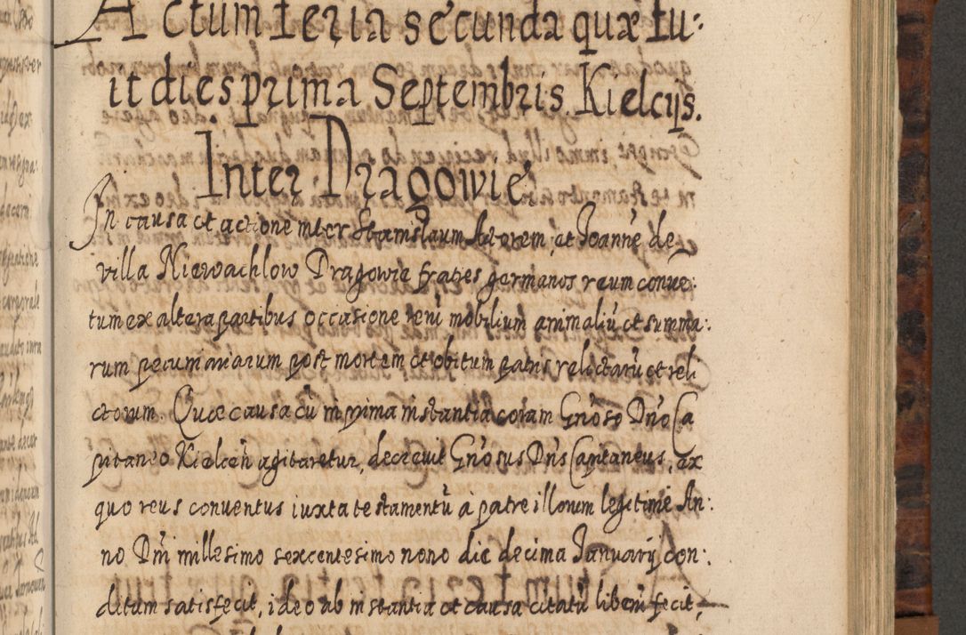 Zdjęcie nr 778 dla obiektu archiwalnego: Acta actorum, causarum spiritualium, civilium, criminalium, obligationum, quietationum, inscpritionum, cessionum, decimarum, testamentorum R. D. Martini Szyszkowski, episcopi Cracoviensis, ducis Severiensis in annis 1624 - 1626. Tomus tertius.