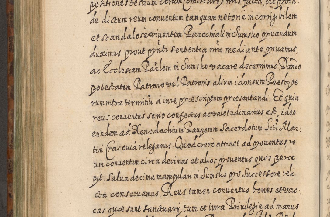 Zdjęcie nr 771 dla obiektu archiwalnego: Acta actorum, causarum spiritualium, civilium, criminalium, obligationum, quietationum, inscpritionum, cessionum, decimarum, testamentorum R. D. Martini Szyszkowski, episcopi Cracoviensis, ducis Severiensis in annis 1624 - 1626. Tomus tertius.