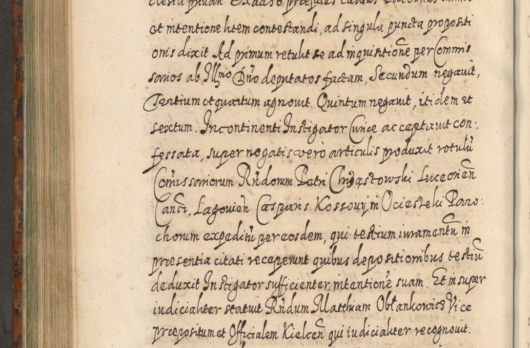Zdjęcie nr 769 dla obiektu archiwalnego: Acta actorum, causarum spiritualium, civilium, criminalium, obligationum, quietationum, inscpritionum, cessionum, decimarum, testamentorum R. D. Martini Szyszkowski, episcopi Cracoviensis, ducis Severiensis in annis 1624 - 1626. Tomus tertius.