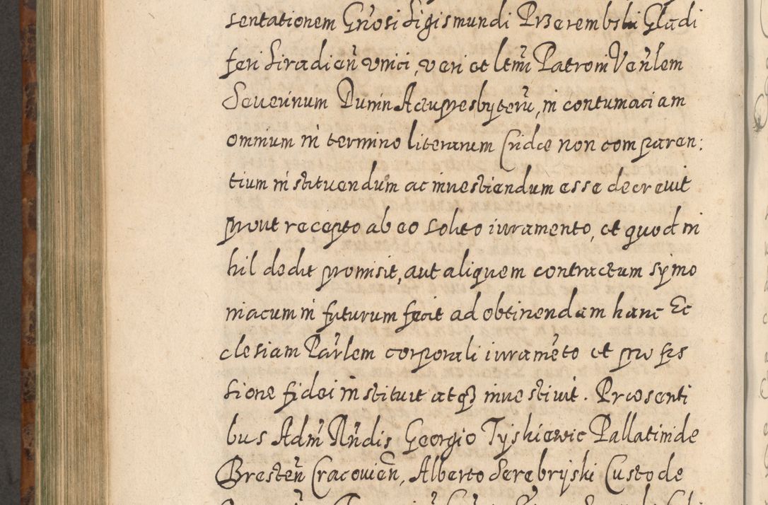 Zdjęcie nr 759 dla obiektu archiwalnego: Acta actorum, causarum spiritualium, civilium, criminalium, obligationum, quietationum, inscpritionum, cessionum, decimarum, testamentorum R. D. Martini Szyszkowski, episcopi Cracoviensis, ducis Severiensis in annis 1624 - 1626. Tomus tertius.