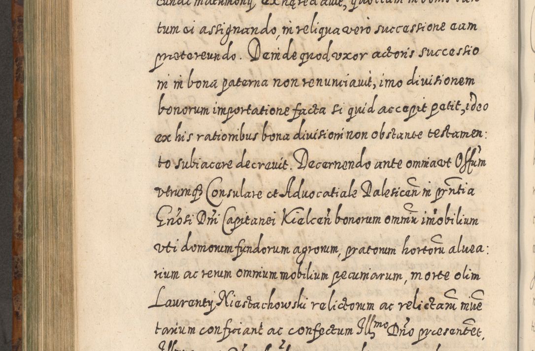 Zdjęcie nr 755 dla obiektu archiwalnego: Acta actorum, causarum spiritualium, civilium, criminalium, obligationum, quietationum, inscpritionum, cessionum, decimarum, testamentorum R. D. Martini Szyszkowski, episcopi Cracoviensis, ducis Severiensis in annis 1624 - 1626. Tomus tertius.