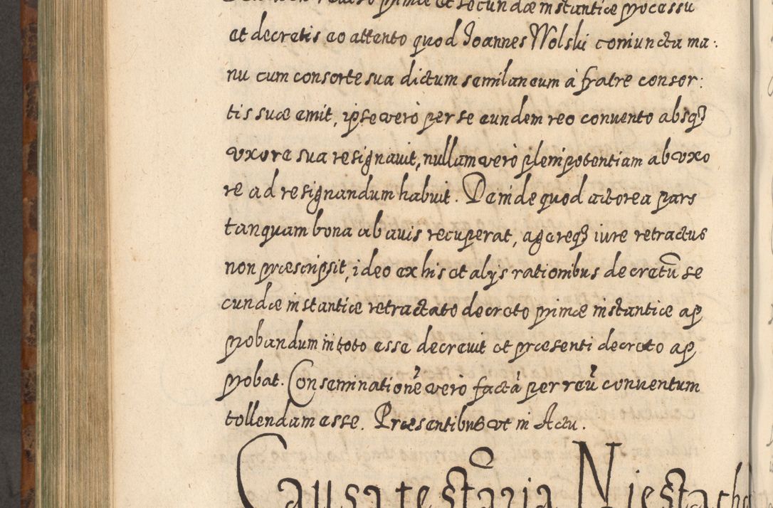 Zdjęcie nr 753 dla obiektu archiwalnego: Acta actorum, causarum spiritualium, civilium, criminalium, obligationum, quietationum, inscpritionum, cessionum, decimarum, testamentorum R. D. Martini Szyszkowski, episcopi Cracoviensis, ducis Severiensis in annis 1624 - 1626. Tomus tertius.