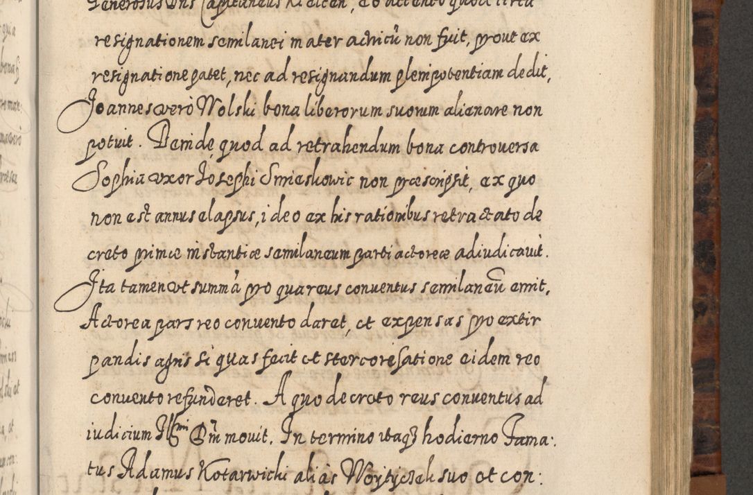 Zdjęcie nr 752 dla obiektu archiwalnego: Acta actorum, causarum spiritualium, civilium, criminalium, obligationum, quietationum, inscpritionum, cessionum, decimarum, testamentorum R. D. Martini Szyszkowski, episcopi Cracoviensis, ducis Severiensis in annis 1624 - 1626. Tomus tertius.
