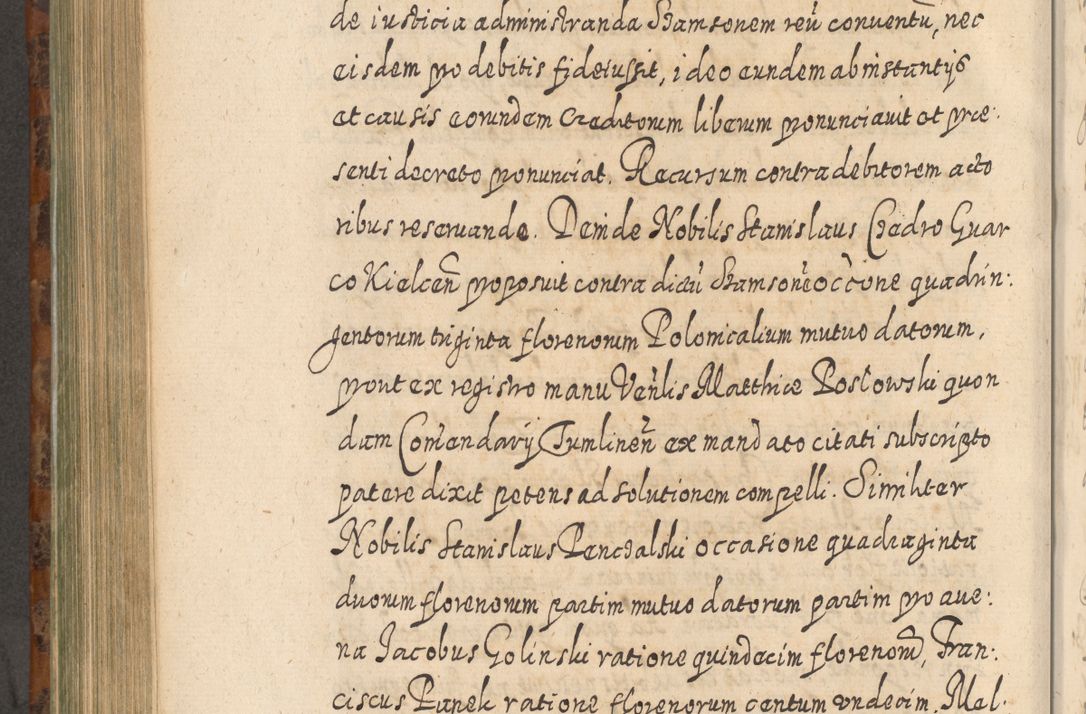 Zdjęcie nr 745 dla obiektu archiwalnego: Acta actorum, causarum spiritualium, civilium, criminalium, obligationum, quietationum, inscpritionum, cessionum, decimarum, testamentorum R. D. Martini Szyszkowski, episcopi Cracoviensis, ducis Severiensis in annis 1624 - 1626. Tomus tertius.