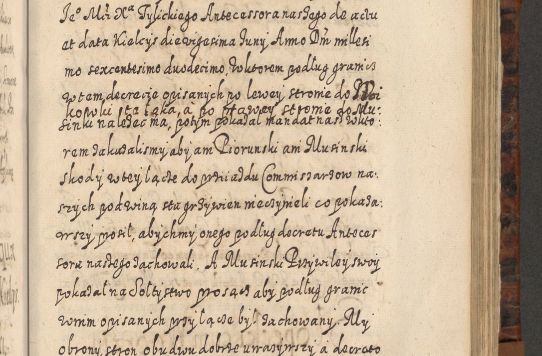 Zdjęcie nr 738 dla obiektu archiwalnego: Acta actorum, causarum spiritualium, civilium, criminalium, obligationum, quietationum, inscpritionum, cessionum, decimarum, testamentorum R. D. Martini Szyszkowski, episcopi Cracoviensis, ducis Severiensis in annis 1624 - 1626. Tomus tertius.