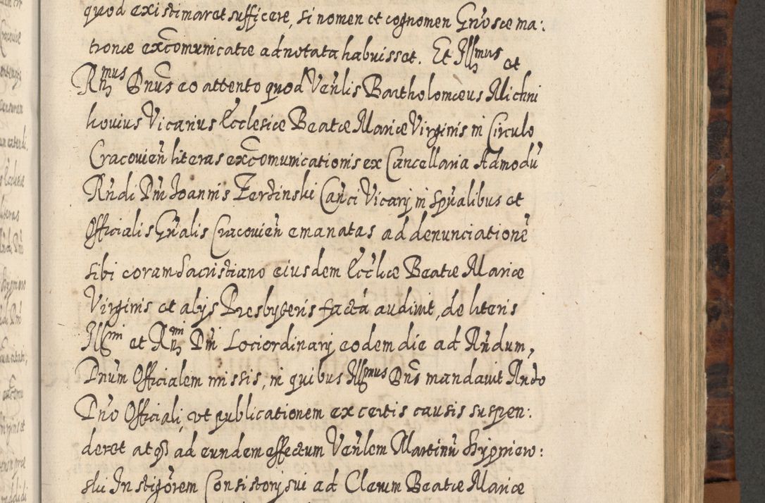 Zdjęcie nr 734 dla obiektu archiwalnego: Acta actorum, causarum spiritualium, civilium, criminalium, obligationum, quietationum, inscpritionum, cessionum, decimarum, testamentorum R. D. Martini Szyszkowski, episcopi Cracoviensis, ducis Severiensis in annis 1624 - 1626. Tomus tertius.