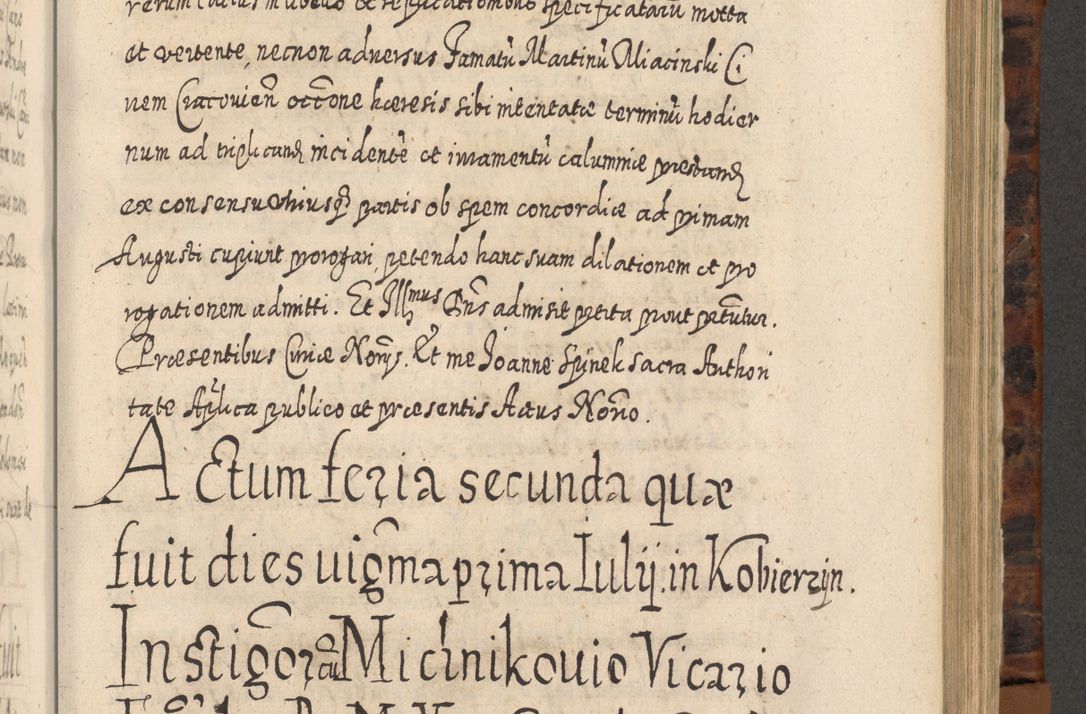 Zdjęcie nr 732 dla obiektu archiwalnego: Acta actorum, causarum spiritualium, civilium, criminalium, obligationum, quietationum, inscpritionum, cessionum, decimarum, testamentorum R. D. Martini Szyszkowski, episcopi Cracoviensis, ducis Severiensis in annis 1624 - 1626. Tomus tertius.
