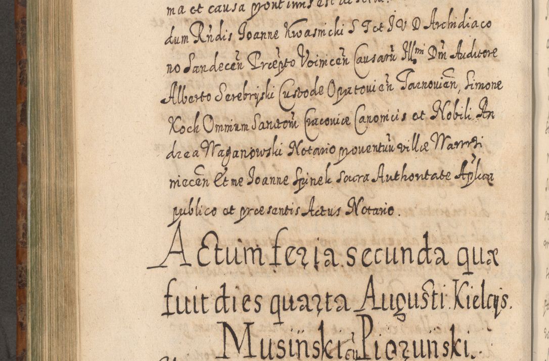 Zdjęcie nr 737 dla obiektu archiwalnego: Acta actorum, causarum spiritualium, civilium, criminalium, obligationum, quietationum, inscpritionum, cessionum, decimarum, testamentorum R. D. Martini Szyszkowski, episcopi Cracoviensis, ducis Severiensis in annis 1624 - 1626. Tomus tertius.