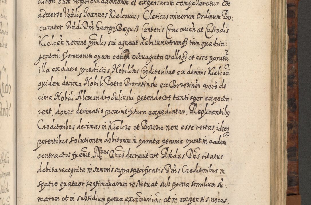 Zdjęcie nr 730 dla obiektu archiwalnego: Acta actorum, causarum spiritualium, civilium, criminalium, obligationum, quietationum, inscpritionum, cessionum, decimarum, testamentorum R. D. Martini Szyszkowski, episcopi Cracoviensis, ducis Severiensis in annis 1624 - 1626. Tomus tertius.