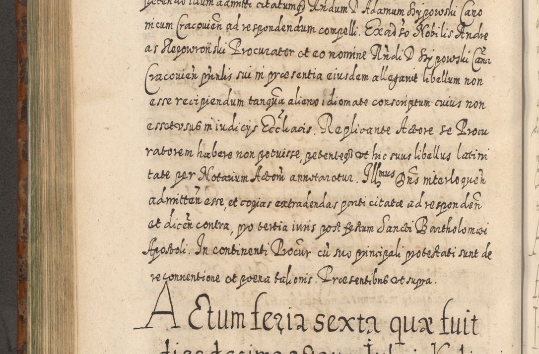 Zdjęcie nr 731 dla obiektu archiwalnego: Acta actorum, causarum spiritualium, civilium, criminalium, obligationum, quietationum, inscpritionum, cessionum, decimarum, testamentorum R. D. Martini Szyszkowski, episcopi Cracoviensis, ducis Severiensis in annis 1624 - 1626. Tomus tertius.