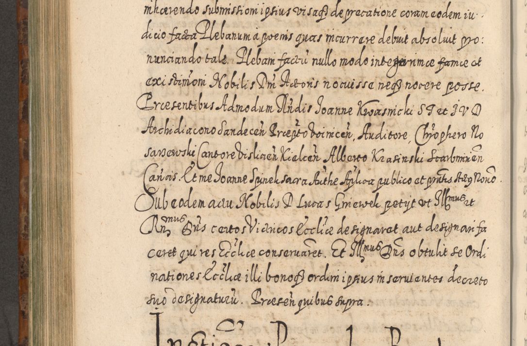 Zdjęcie nr 721 dla obiektu archiwalnego: Acta actorum, causarum spiritualium, civilium, criminalium, obligationum, quietationum, inscpritionum, cessionum, decimarum, testamentorum R. D. Martini Szyszkowski, episcopi Cracoviensis, ducis Severiensis in annis 1624 - 1626. Tomus tertius.